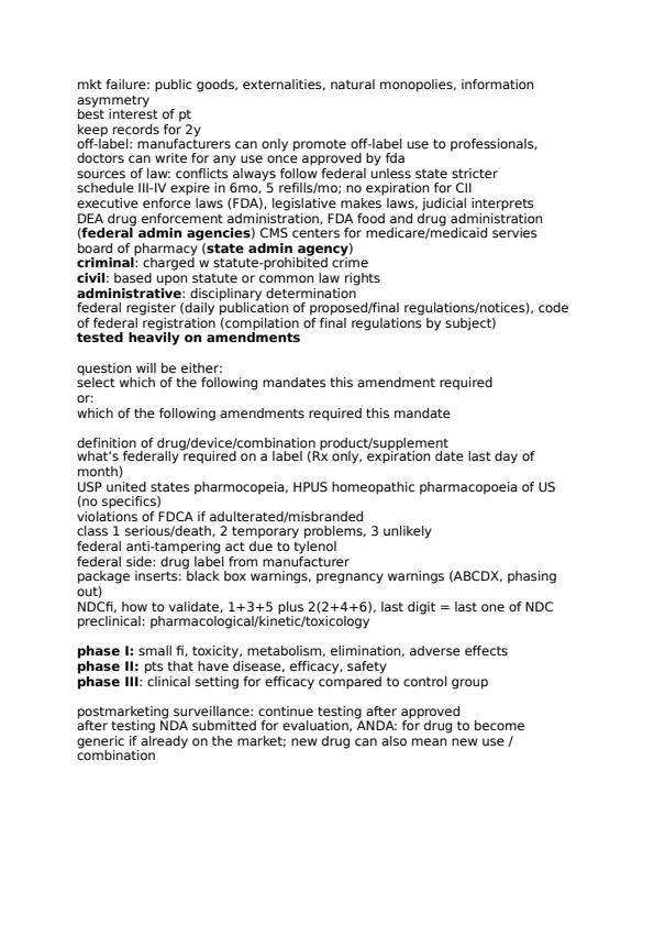 Note Cover for Law EXAM 1 Study Guide - Dr. Frankhauser