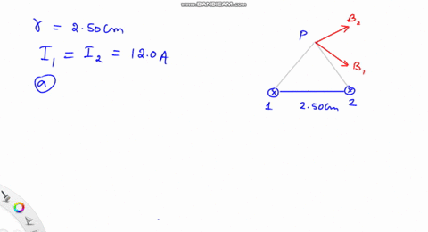 two-long-straight-wires-each-with-a-current-of-120-mathrma-are-placed-on-two-corners-of-an-equilater