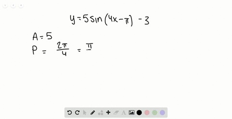determine-the-amplitude-period-phase-shift-and-range-for-the-function-y5-sin-4-x-pi-3
