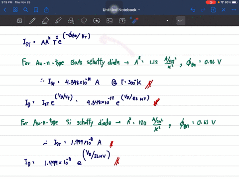 a-consider-an-au-n-type-gaas-schottky-diode-with-a-cross-sectional-area-of-10-4-mathrmcm2-plot-the-f