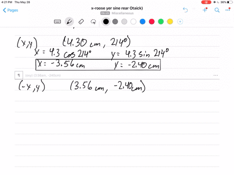 Solved The Rectangular Coordinates Of A Point Are