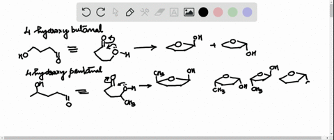 4-hydroxy-and-5-hydroxyaldehydes-exist-primarily-as-cyclic-hemiacetals-draw-the-structure-of-the-c-2