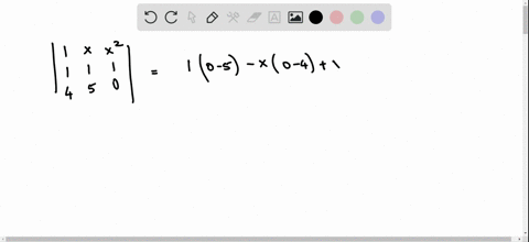 find-all-values-of-x-for-which-leftbeginarraylll-1-x-x2-1-1-1-4-5-0-endarrayright0-2