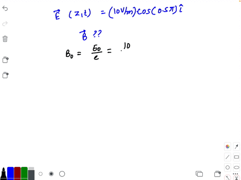 if-the-electric-field-overrightarrowmathbfez-t-of-an-em-wave-in-vacuum-is-at-a-certain-location-and-