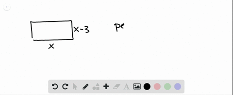 SOLVED:The width of a rectangle is 3 in. shorter than the length. The ...