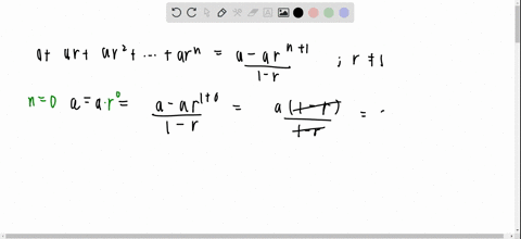 use-induction-to-derive-the-geometric-series-formula-aa-ra-r2cdotsa-rnfraca-a-rn11-r-for-constants-a