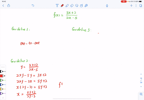 find-the-inverse-function-of-f-fxfrac3-x22-x-5