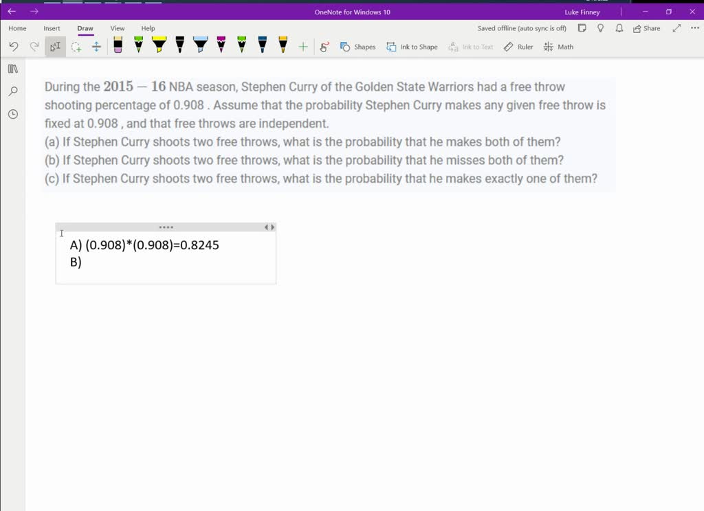 During the 201516 NBA season, Stephen Curry of the Golden State