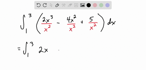 evaluate-the-integral-int_13-frac2-x3-4-x25x2-d-x