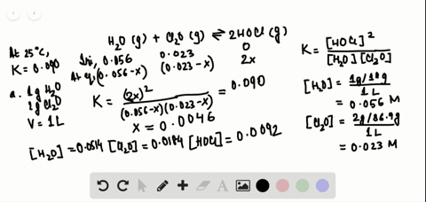 Solved At 25 Circ Mathrm C K 0 090 For The