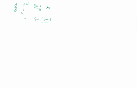 find-fracdd-t-int_0sin-t-fracsin-1-xx-d-x-2
