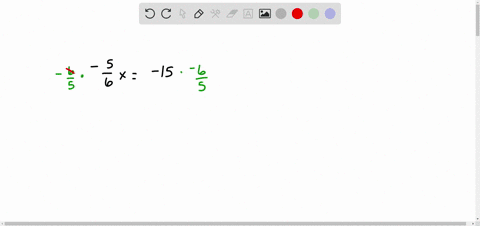 solve-and-check-frac56-x-15