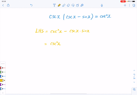 prove-the-given-identities-csc-xcsc-x-sin-xcot-2-x-2