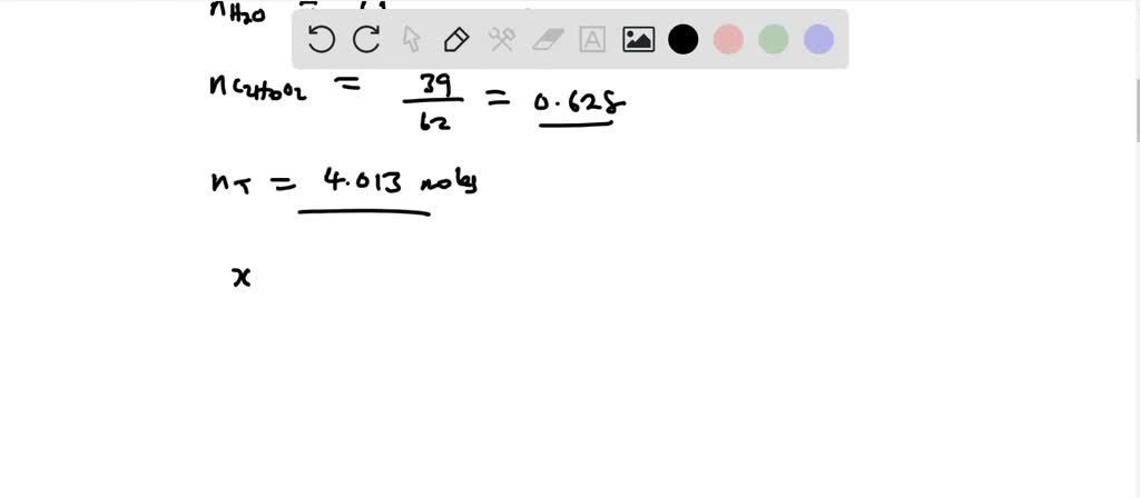 SOLVED:Calculate the vapor pressure of water over each of the following ...