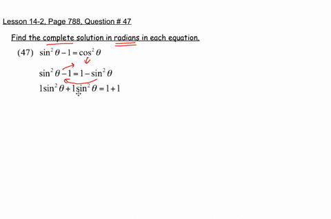find-the-complete-solution-in-radians-of-each-equation-sin-2-theta-1cos-2-theta