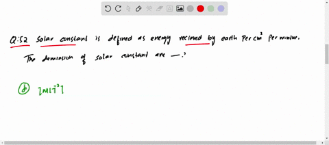 solar-constant-is-defined-as-energy-received-by-earth-per-mathrmcm2-per-minute-the-dimensions-of-s-2