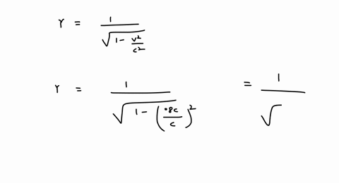 what-is-the-value-of-gamma-for-a-particle-moving-at-a-speed-of-08-c