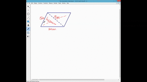 two-sides-of-a-parallelogram-measure-15-cm-and-20-cm-and-one-of-the-diagonals-measures-19-cm-what-ar