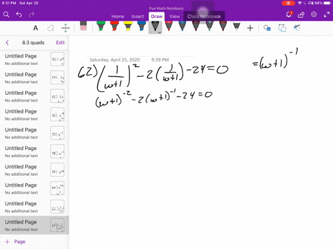 find-all-real-solutions-to-each-equation-leftfrac1w1right2-2leftfrac1w1right-240