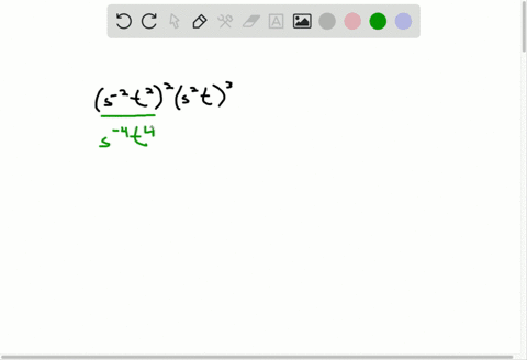 47-72-simplify-the-expression-and-eliminate-any-negative-exponents-lefts-2-t2right2lefts2-tright3