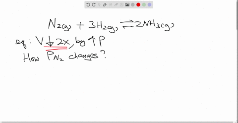 if-the-volume-of-an-equilibrium-mixture-of-mathrmn_2mathrmg-mathrmh_2mathrmg-and-mathrmnh_3mathrmg-2