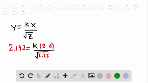 y-varies-directly-as-x-and-inversely-as-the-square-root-of-z-and-y2192-when-x24-and-z225