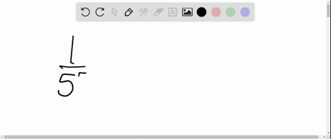 write-each-fraction-as-an-expression-using-a-negative-exponent-other-than-1-frac15