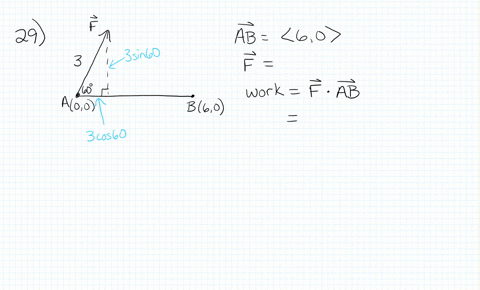 find-the-work-done-by-a-force-of-3-pounds-acting-in-the-direction-60circ-to-the-horizontal-in-moving