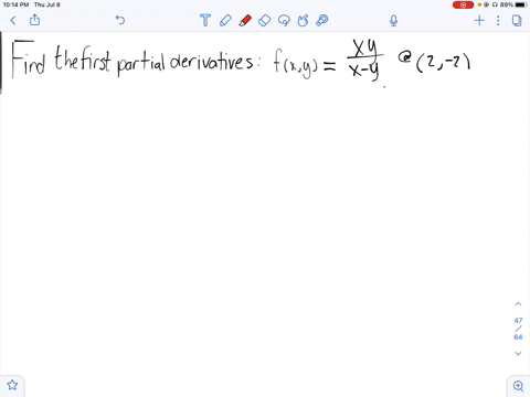 evaluate-barf_x-and-f_y-at-the-given-point-fx-yfracx-yx-y-quad2-2