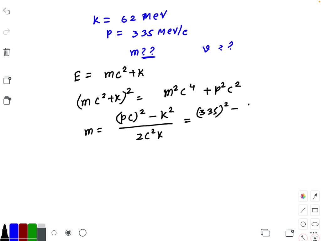 solved-a-particle-has-a-kinetic-energy-of-62-mathrm-mev-and-a