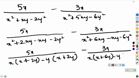 add-or-subtract-as-indicated-frac5-xx2x-y-2-y2-frac3-xx25-x-y-6-y2