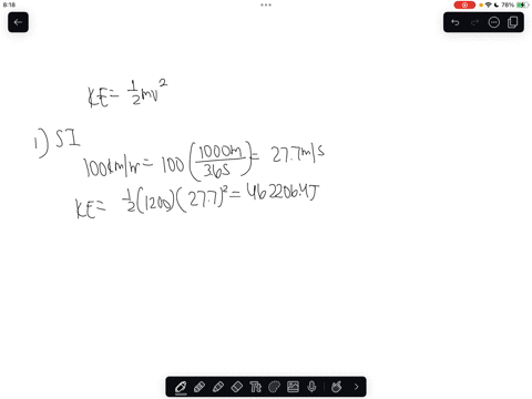 express-the-kinetic-energy-frac12mathrmmassmathrmspeed2-of-car-with-a-mass-of-1200-mathrmkg-and-movi