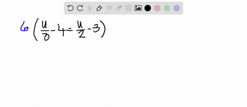 solve-each-equation-with-fraction-coefficients-fracu3-4fracu2-3