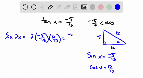 compute-the-exact-values-of-sin-2-x-cos-2-x-and-tan-2-x-using-the-information-given-in-problems-55-3