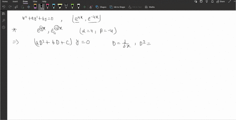 find-operatornamean-o-d-e-yprime-primea-yprimeb-y0-for-the-given-basis-e4-n-e-12