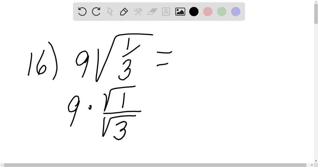 solved-simplify-the-quantity-9-minus-two-thirds-times-the-square-root