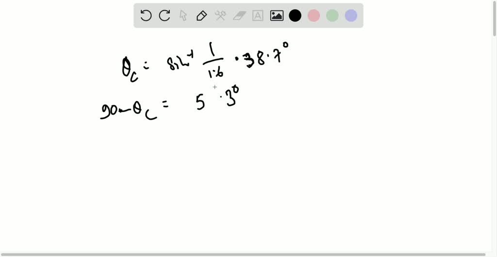 SOLVEDLight Pipe. Light enters a solid pipe made of plastic having an index of refraction of 1.