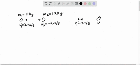 SOLVED:Two masses moving in a straight line towards each other collide