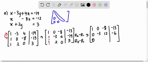 determine-whether-x-7-y5-and-zfrac34-is-a-solution-to-the-following-systems-a-x-3-y4-z-19-x-8-z-13-x