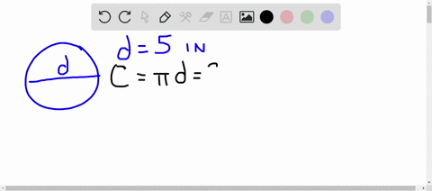 set-up-an-algebraic-equation-and-then-solve-the-diameter-of-a-circle-measures-5-inches-determine-the