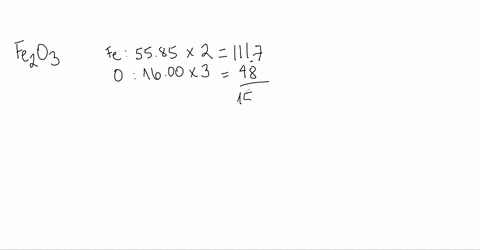 calculate-the-molar-mass-of-each-of-the-following-compounds-a-mathrmfe_2-mathrmo_3-iron-iii-oxide-b-