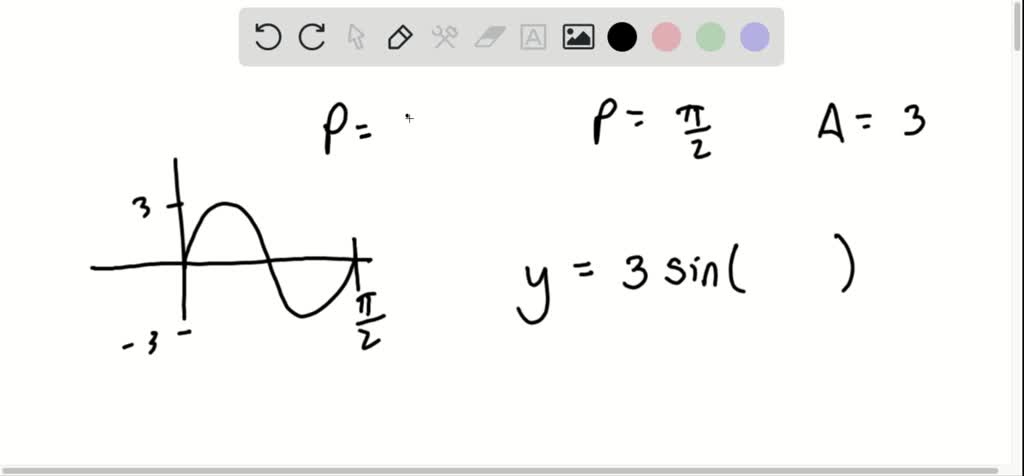 SOLVED:In Problems 23–26, find the equation of the form y A sin Bx that ...