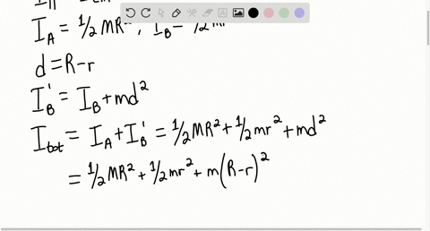 an-object-made-of-two-disk-shaped-sections-mathrma-and-mathrmb-as-shown-in-the-figure-is-rotating--2