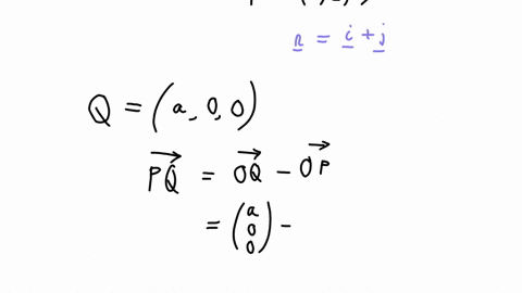 The point P has coordinates x = -3 m and y = -1 m relative...