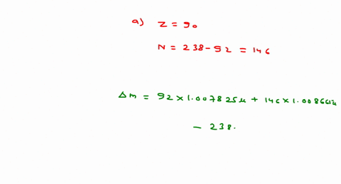 SOLVED:The most common isotope of uranium, { }^{238} \mathrm{U}, has ...