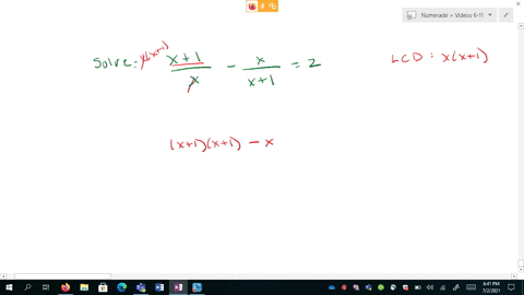solve-fracx1x-fracxx12