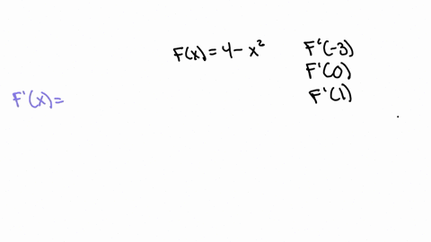 using-the-definition-calculate-the-derivatives-of-the-functions-fx4-x2-quad-fprime-3-fprime0-fprime1