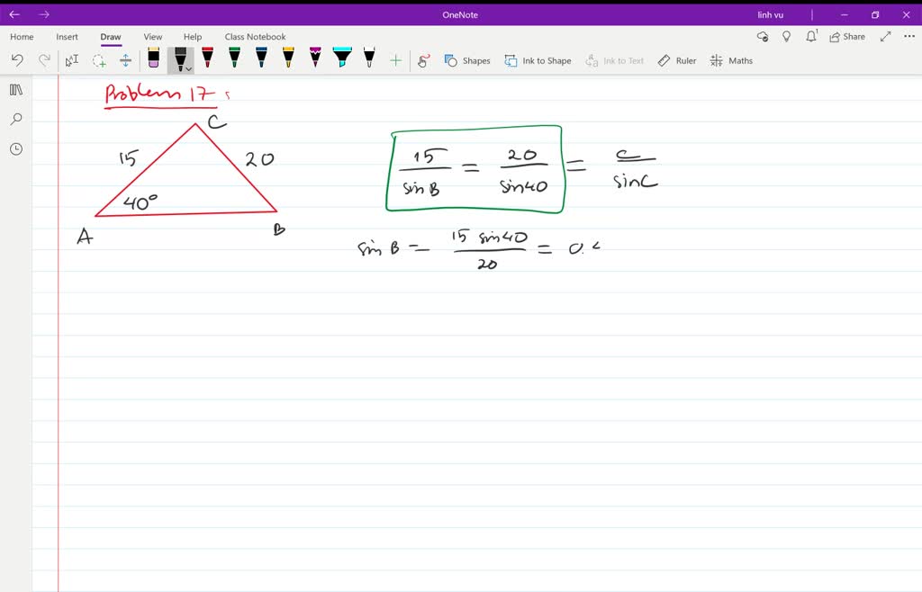 SOLVED:In Exercises 17–32, two sides and an angle (SSA) of a triangle ...