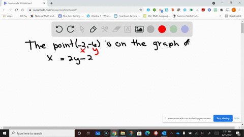 true-or-false-the-point-2-6-is-on-the-graph-of-the-equation-x2-y-2-pp-9-10