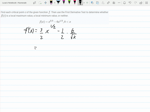 find-each-critical-point-c-of-the-given-function-f-then-use-the-first-derivative-test-to-determine-5